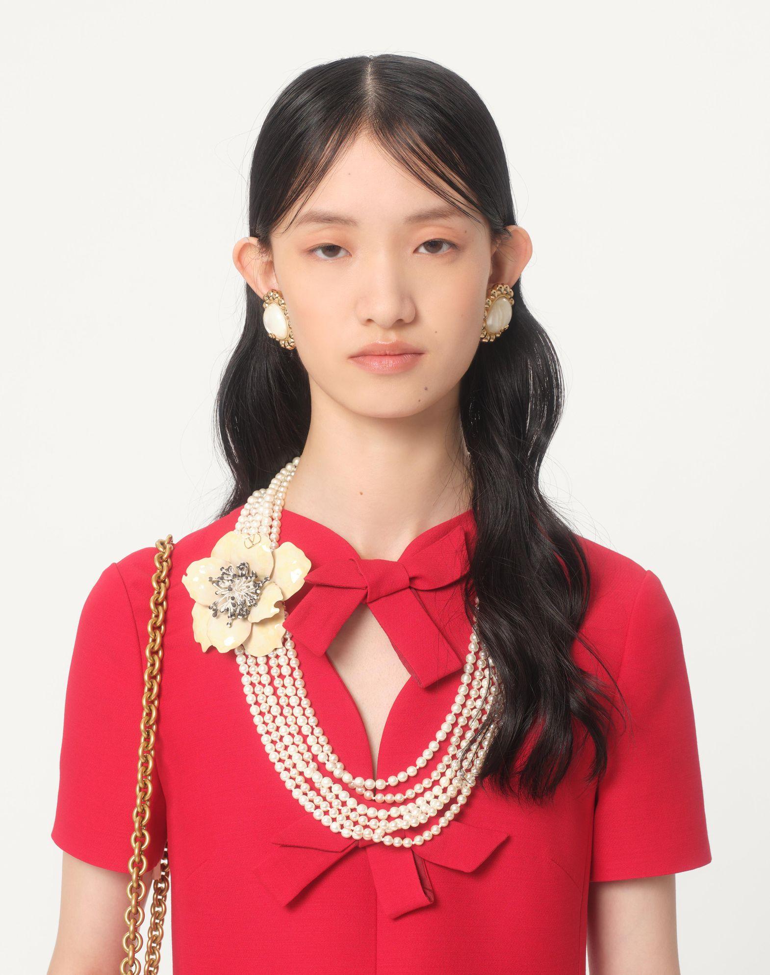 Crepe Couture Short Dress  Product Image