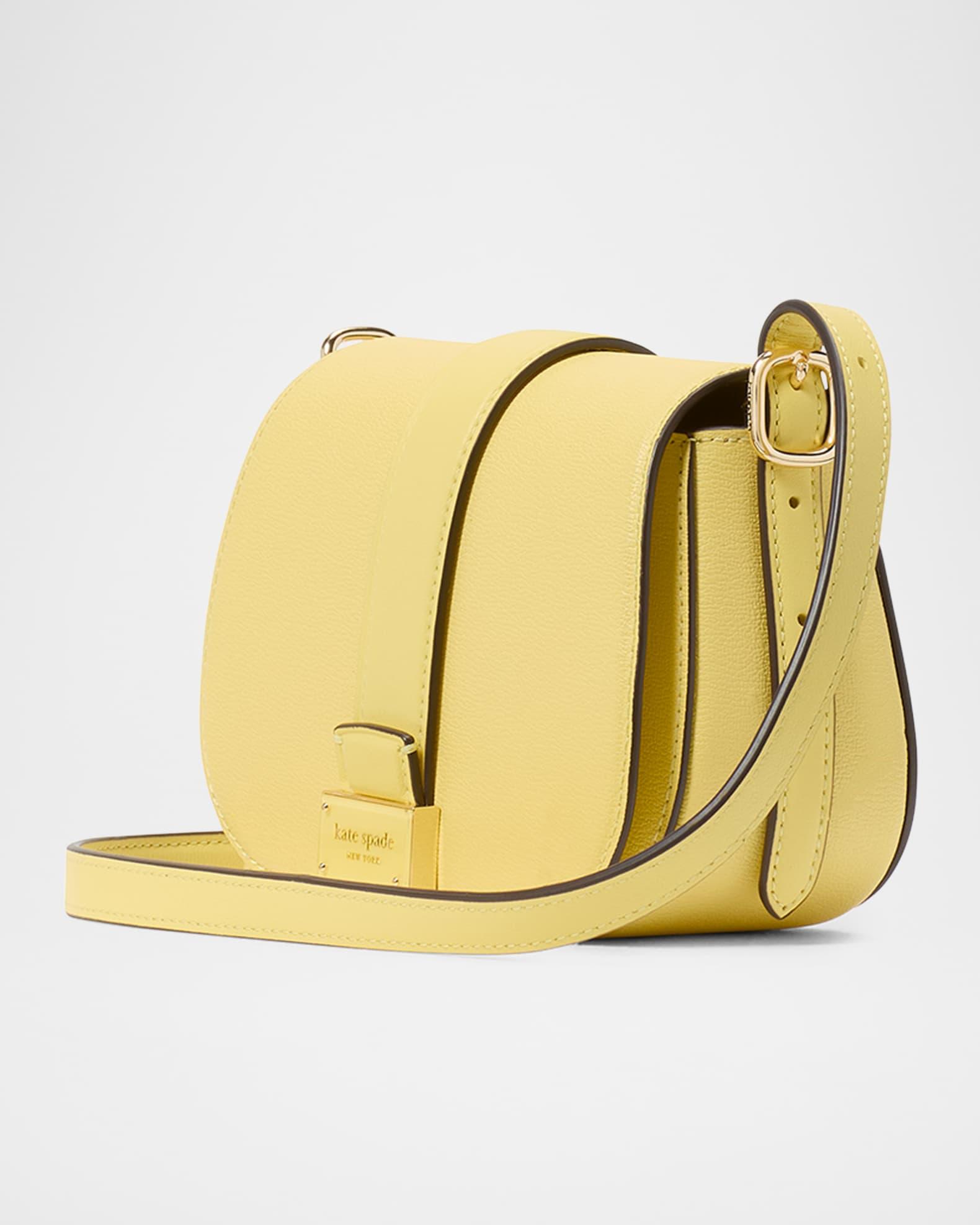 nouveau textured leather mini saddle crossbody bag Product Image