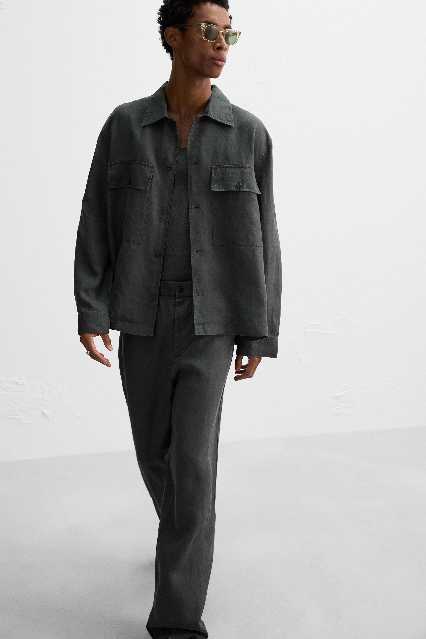 RELAXED FIT 100% HEMP PANTS Product Image