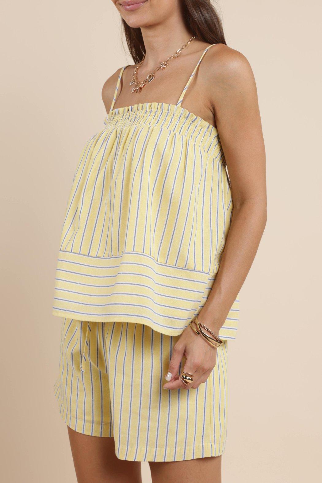 Paradise Found Smocked Tank Product Image