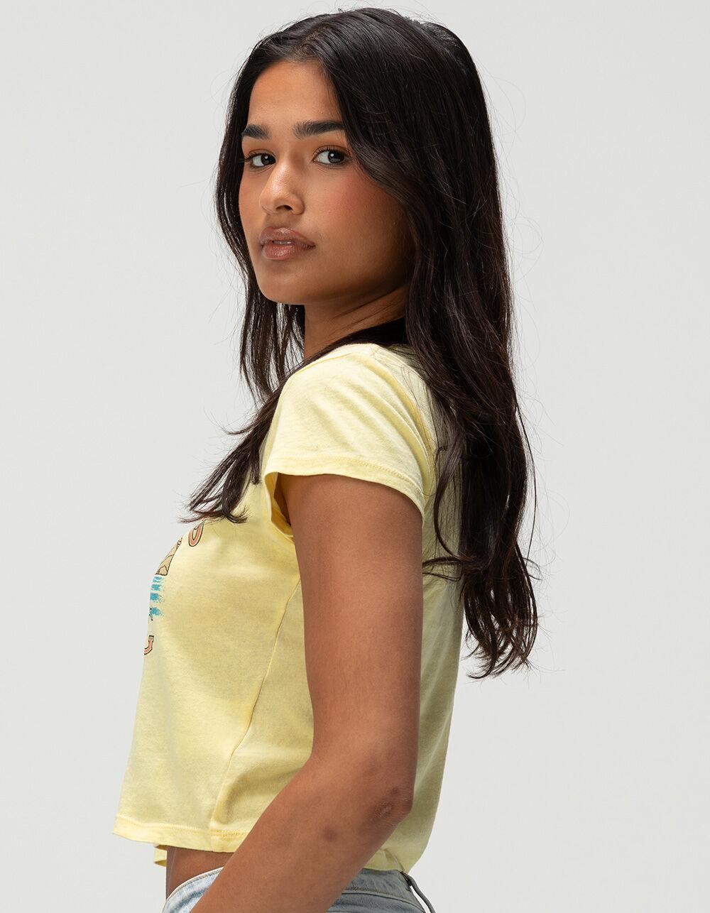 BILLABONG Going Womens Crop Tee - YELLOW Product Image