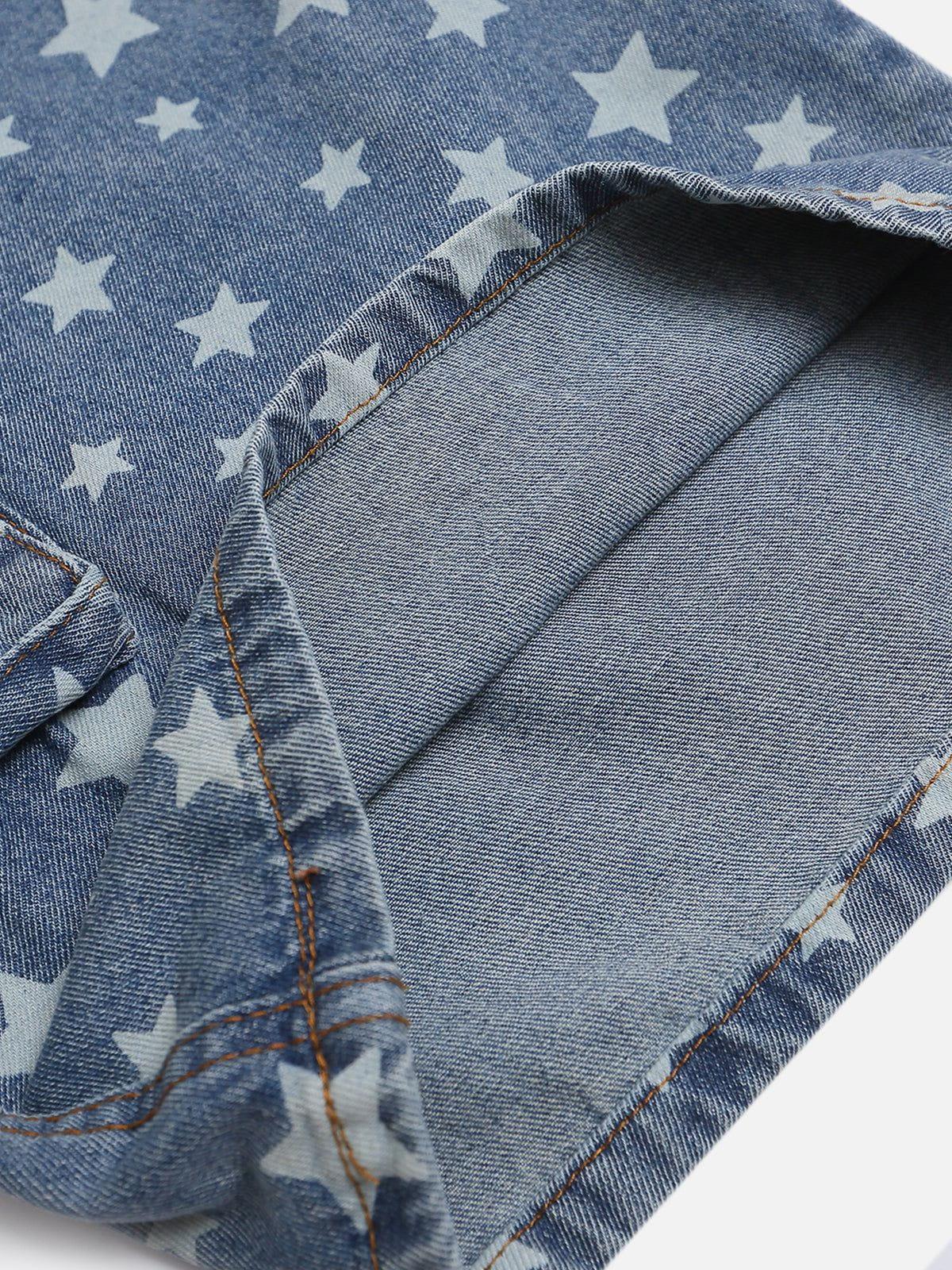 Aelfric Eden Full Print Star Longline Jorts Product Image