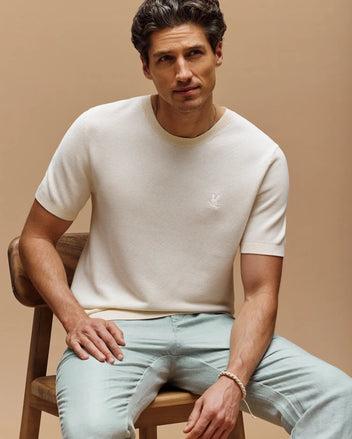 MENS MARIO STRIPED SWEATER T-SHIRT - MT0400009 Product Image