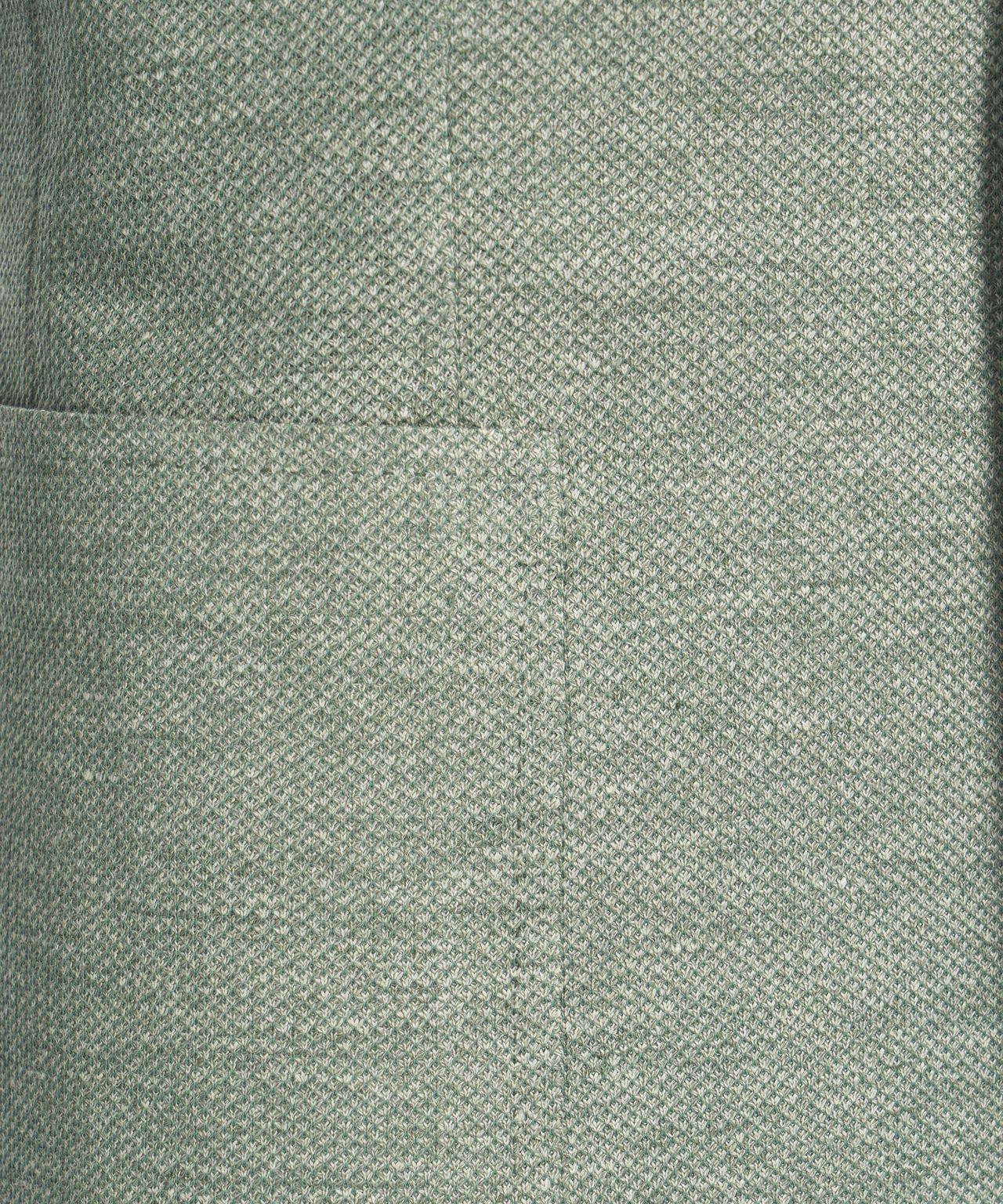 Single-breasted linen-blend blazer Product Image