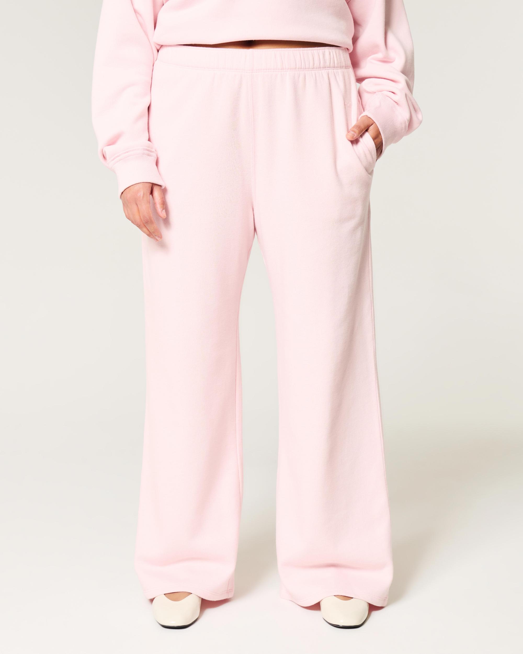 Hollister Feel Good Fleece Wide-Leg Pants Product Image