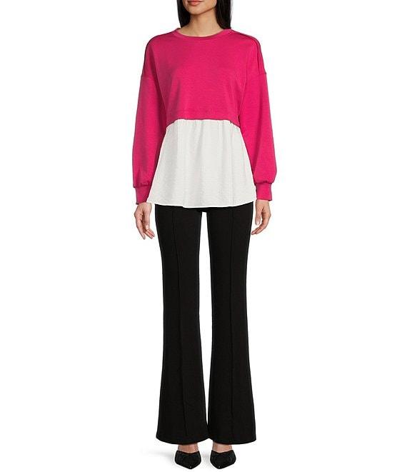 I.N. San Francisco Long Sleeve Two-fer Tunic Top Product Image