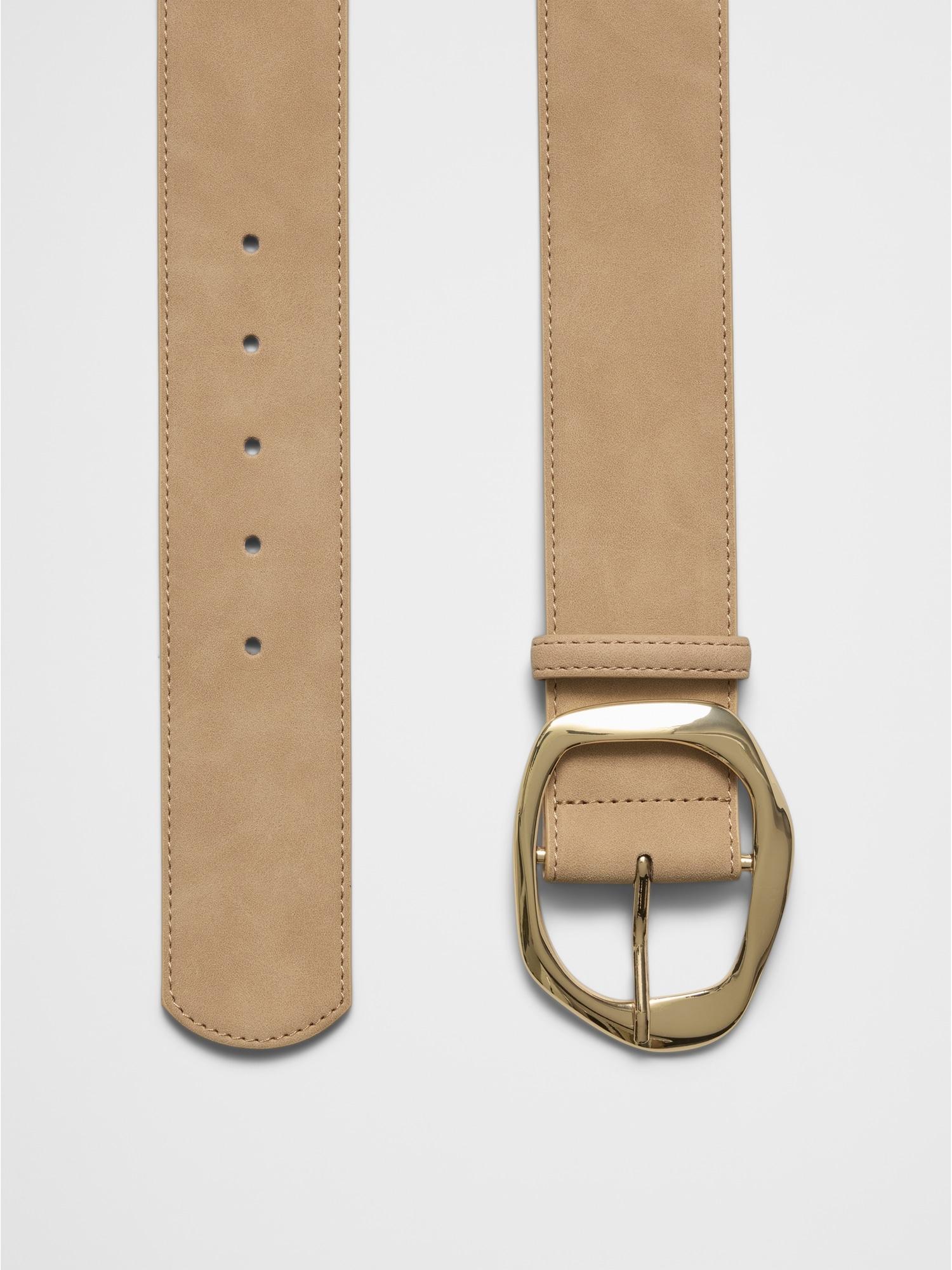 Vegan Suede Buckle Belt Product Image
