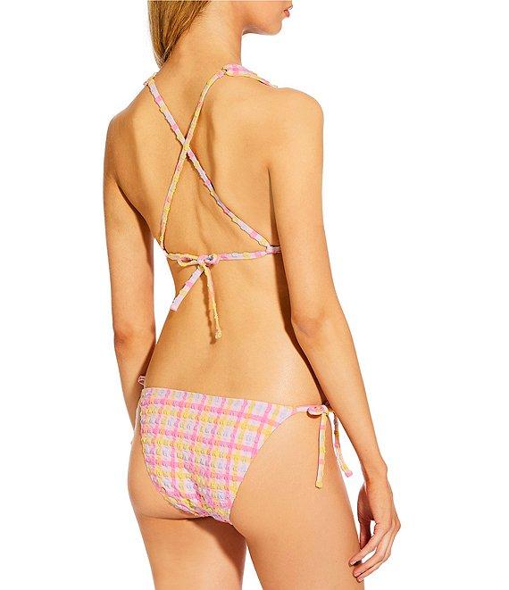GB Puff Seersucker Tie Side Hipster Swim Bottom Product Image