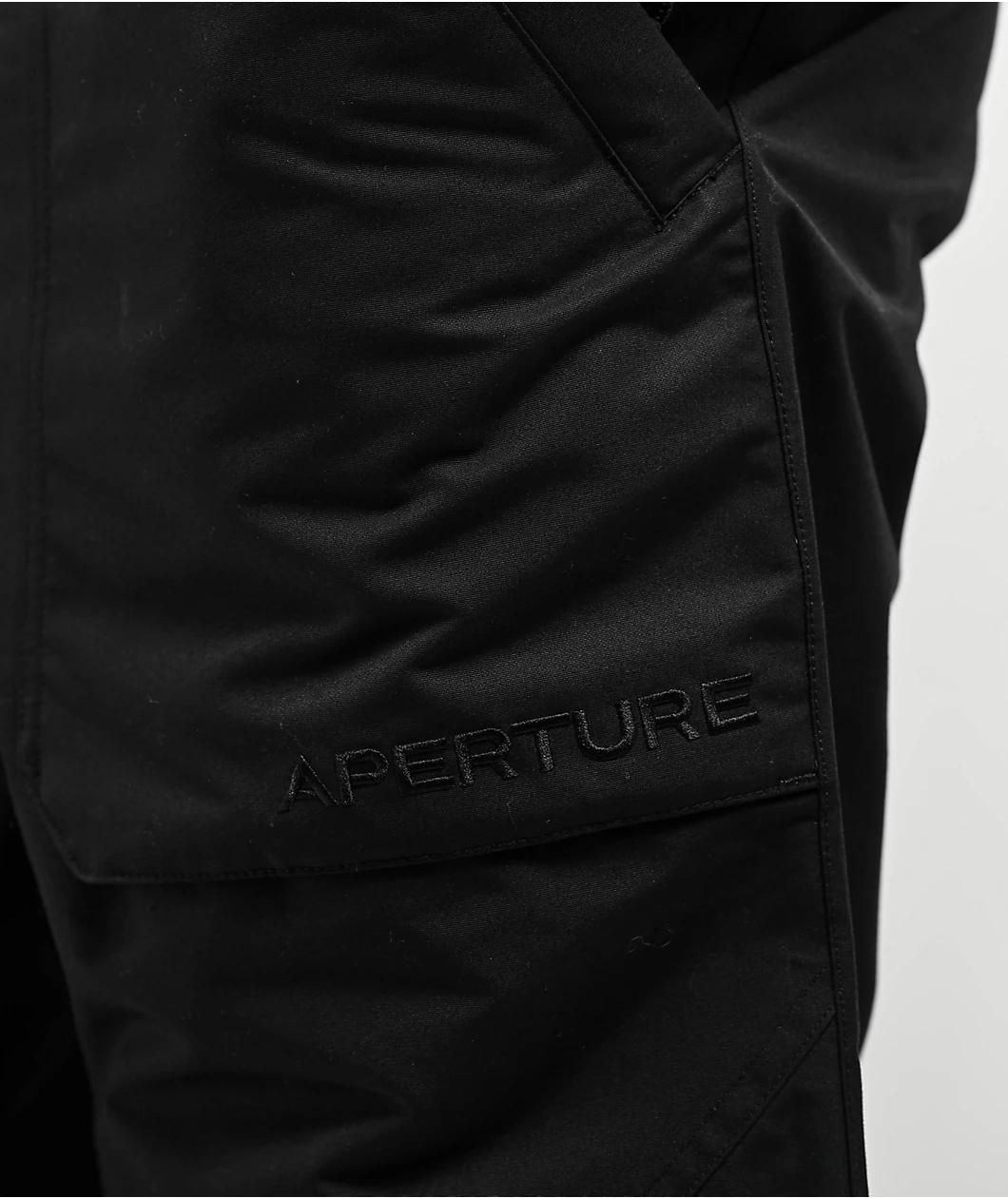 Aperture Hatchet Black 10K Snowboard Pants 2025 Product Image