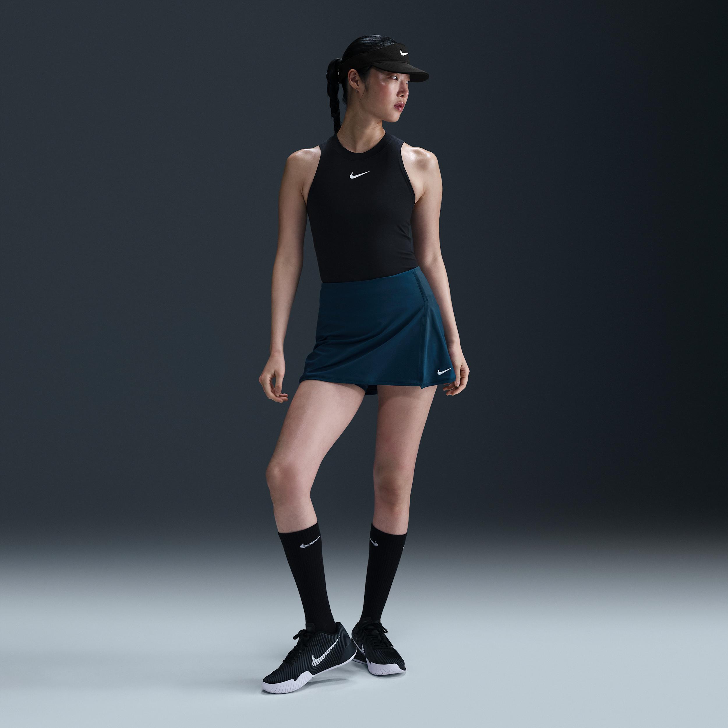 Nike Womens Victory Dri-FIT Straight Tennis Skirt | FD5574-010 Product Image