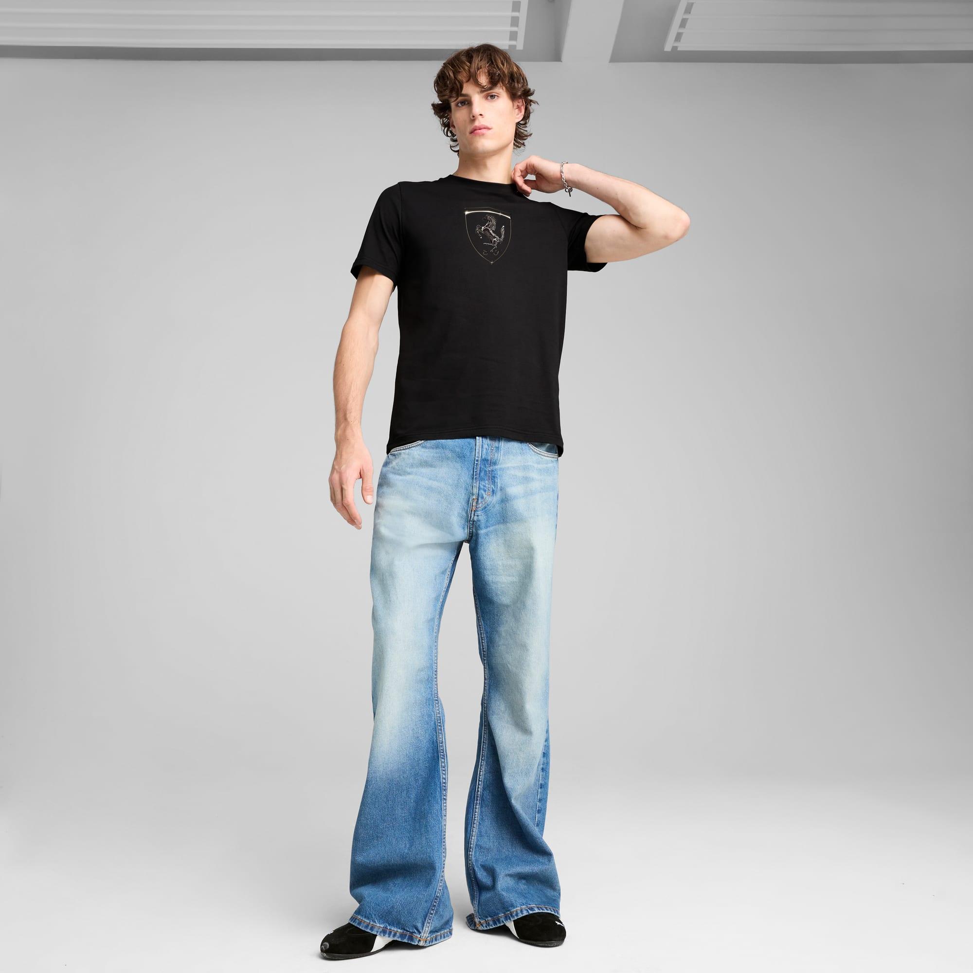 Scuderia Ferrari Race Tonal Big Shield Men's Tee Product Image