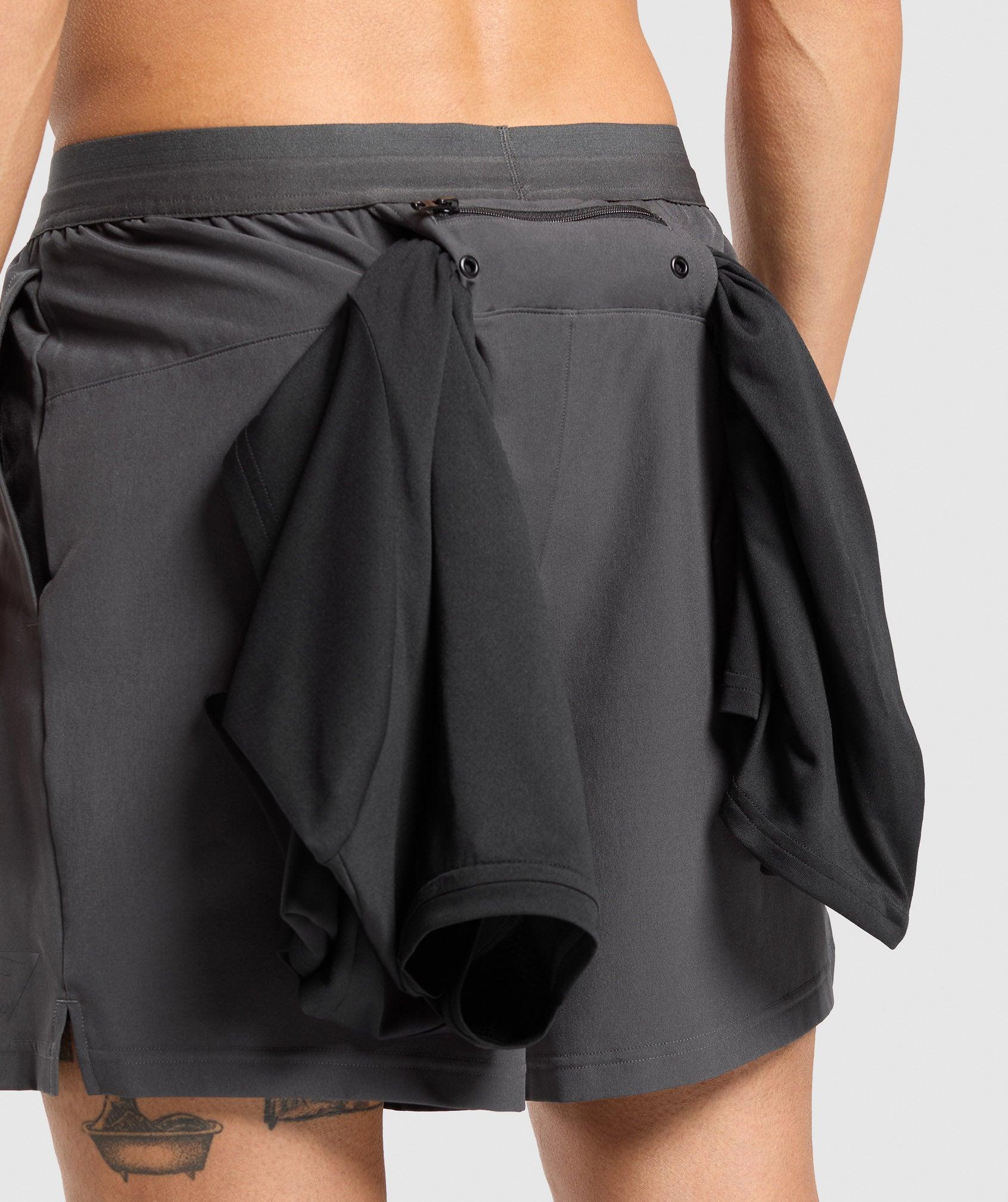 Gymshark Land to Water 6" Shorts - Asphalt Grey Male Product Image