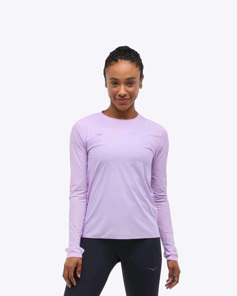 HOKA Womens Airolite Run Long Sleeve Shirt Product Image