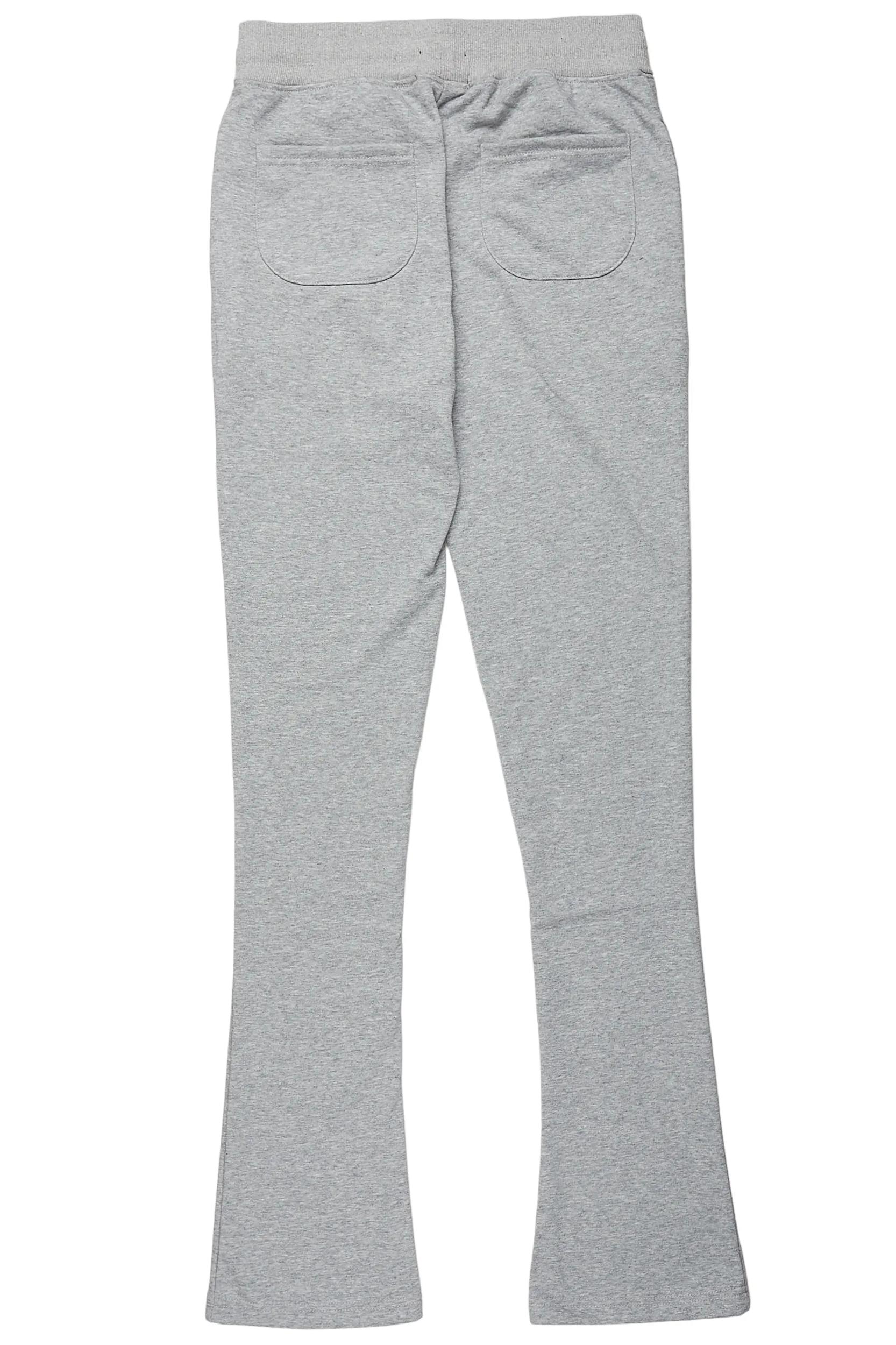 Alpine Grey Stacked Flare Pant Male Product Image