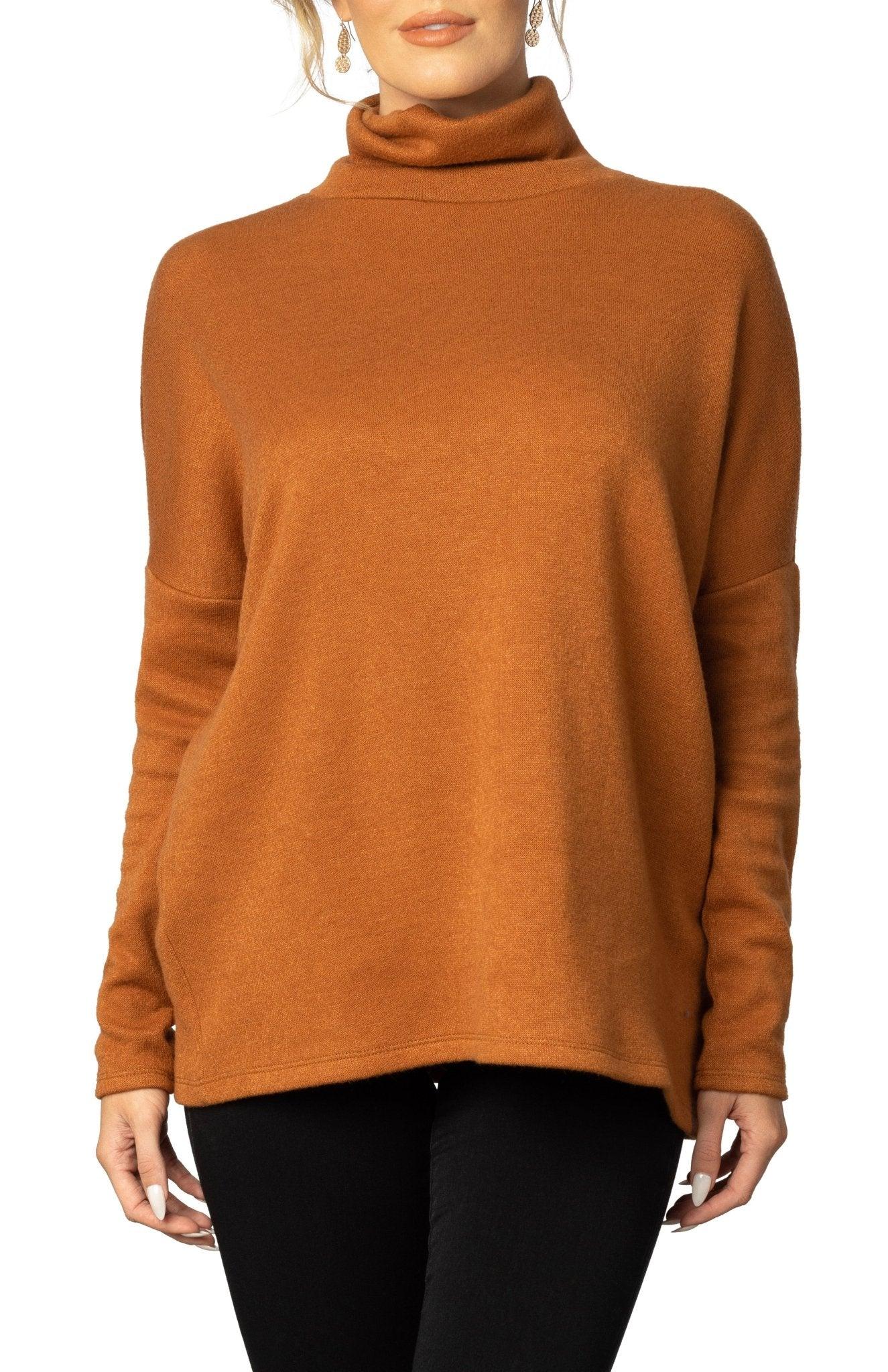 Paris Turtleneck Tunic Sweater Product Image
