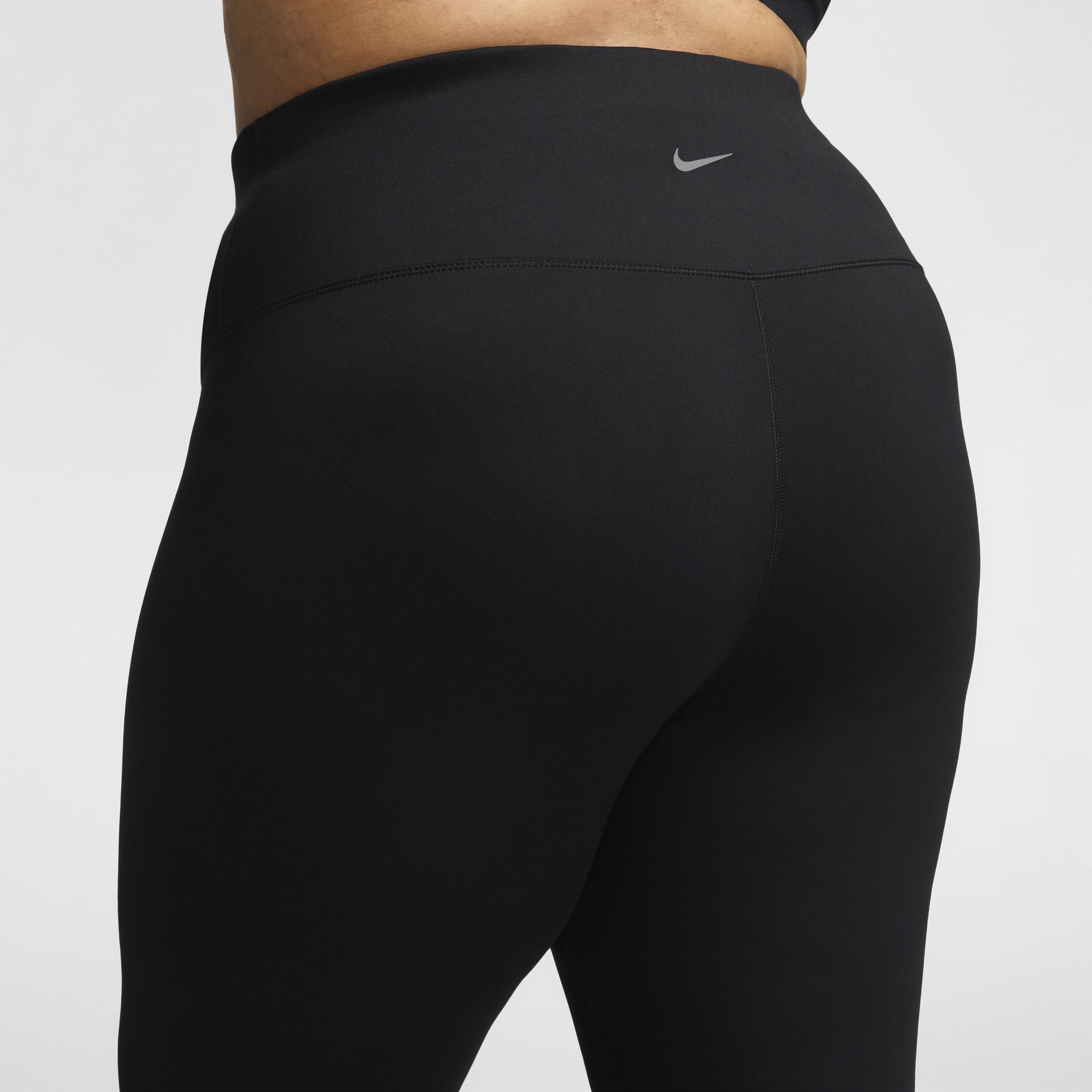 Nike Womens One High-Waisted Crop Leggings (Plus Size) | FN3238-010 Product Image