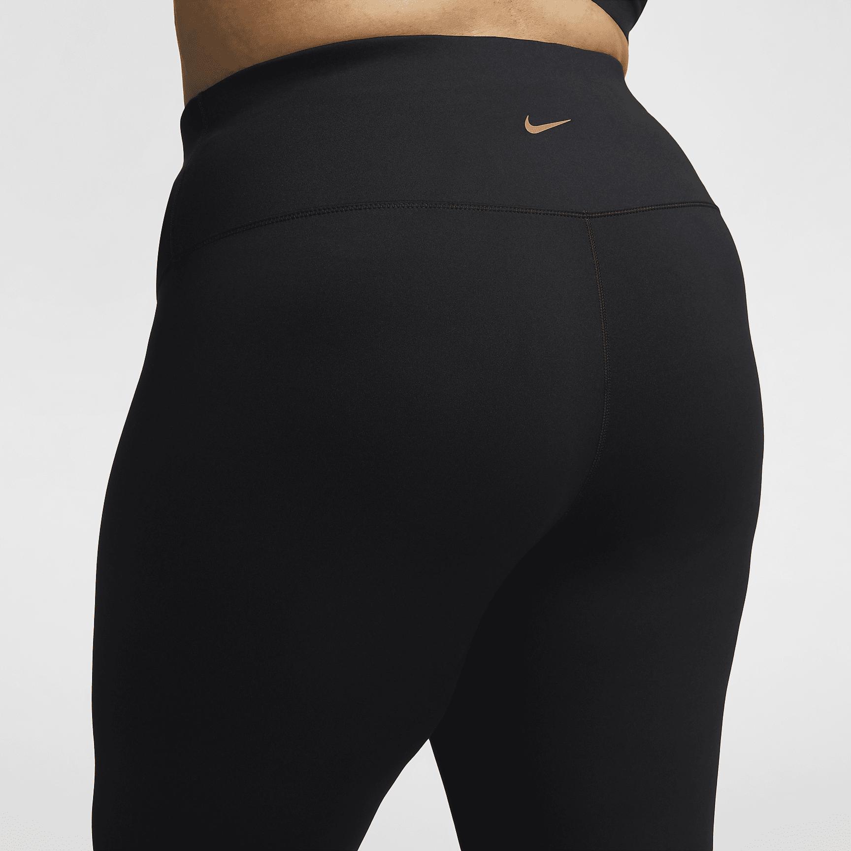 Nike Womens One High-Waisted Crop Leggings (Plus Size) | FN3238-010 Product Image
