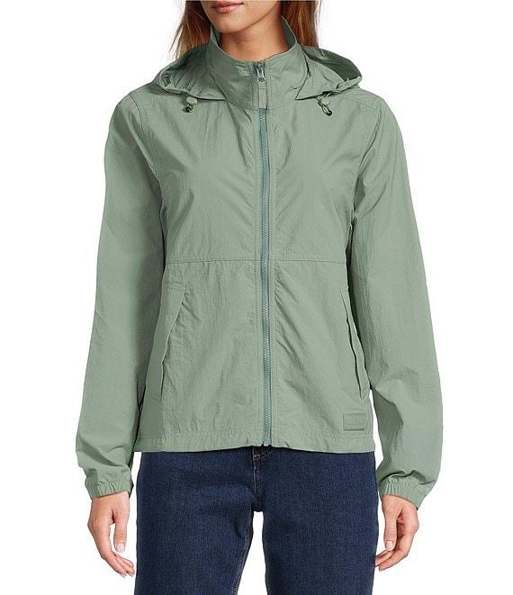 L.L.Bean Stand Collar Long Sleeve Full Zip Light and Airy Windbreaker Product Image