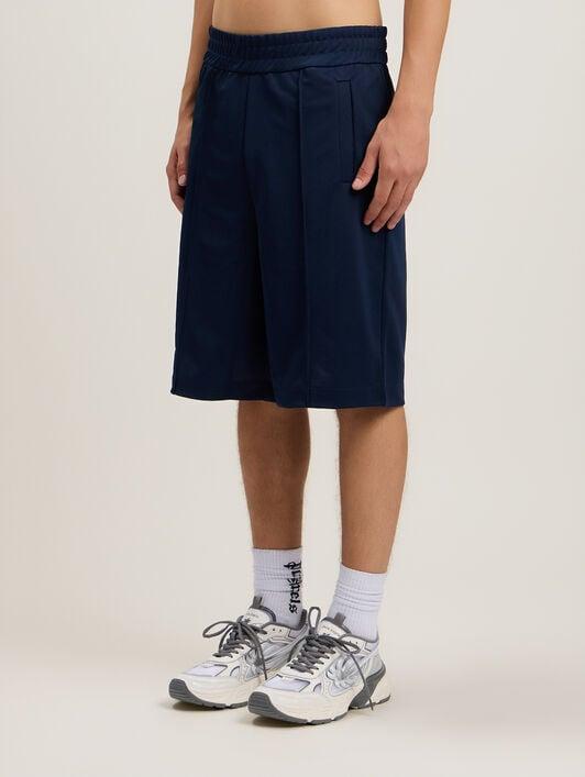 Back Curved Logo Track Shorts Product Image