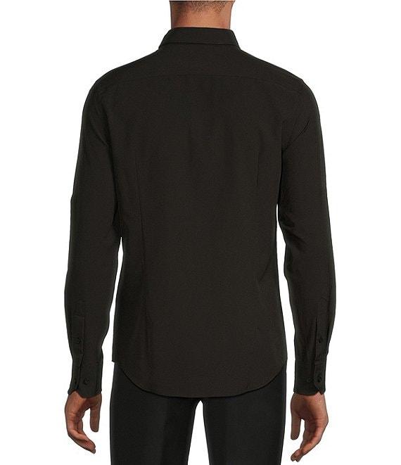 Murano Slim Fit Performance Stretch Solid Long Sleeve Woven Shirt Product Image
