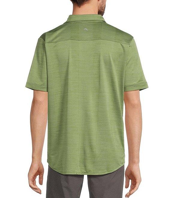 Tommy Bahama Palm Coast Cascade Vines Jacquard Short Sleeve Woven Camp Shirt Product Image