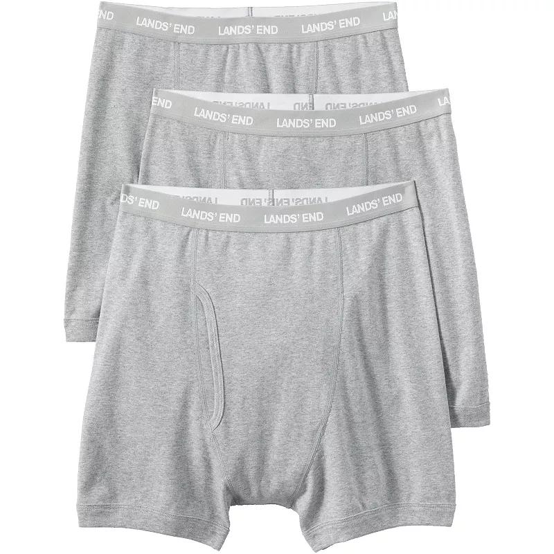 Men's Lands' End 3-pack Knit Boxer Briefs,  Product Image