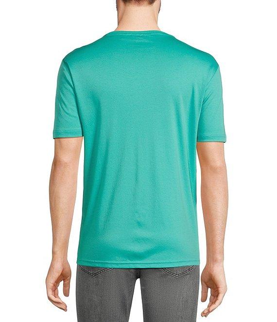 Murano Liquid Luxury Interlock Crew Neck Short Sleeve T-Shirt Product Image