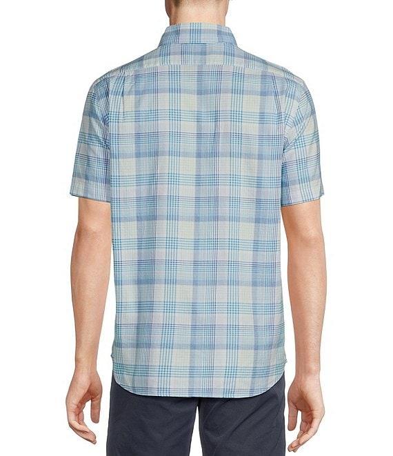 Cremieux Blue Label Lightweight Oxford Bright Plaid Short Sleeve Woven Shirt Product Image