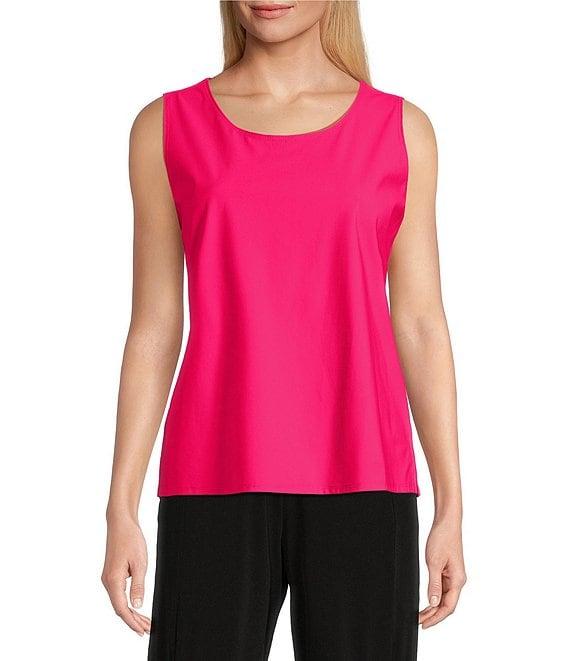 IC Collection Prada Knit Scoop Neck Sleeveless Tank Product Image