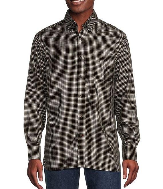 Cremieux Blue Label Check Twill Long-Sleeve Woven Shirt Product Image
