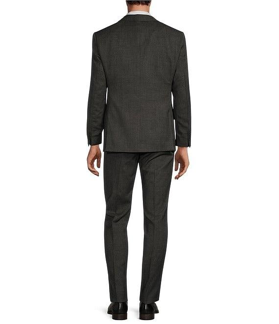 Armani Exchange Modern Fit Flat Front Nailshead Pattern 2-Piece Suit Product Image
