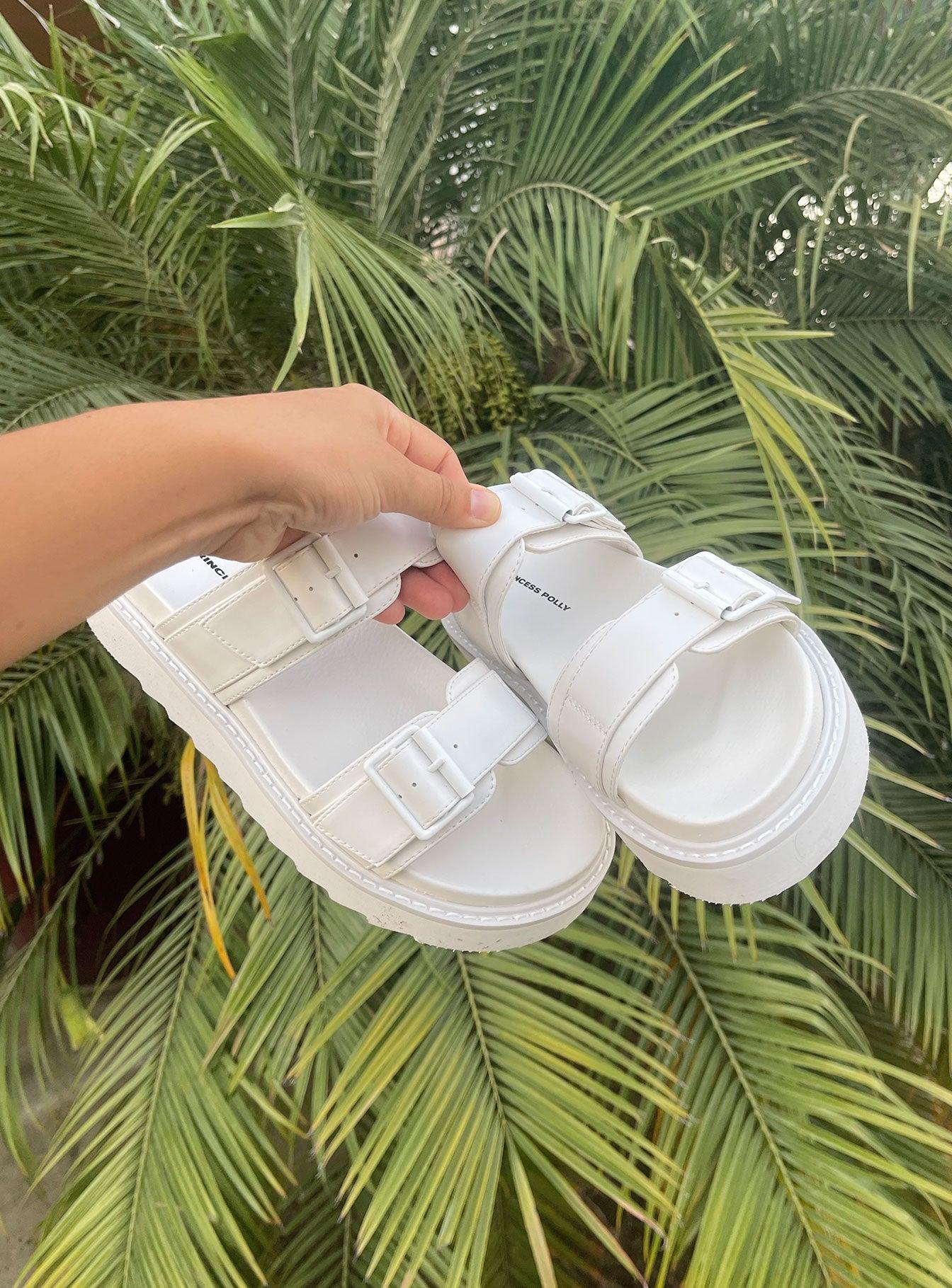 Ma Belle Sandals All White Product Image