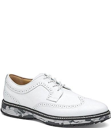 Johnston  Murphy Mens Upton GL3 Luxe Hybrid Waterproof Croco Leather Wingtip Oxfords Product Image