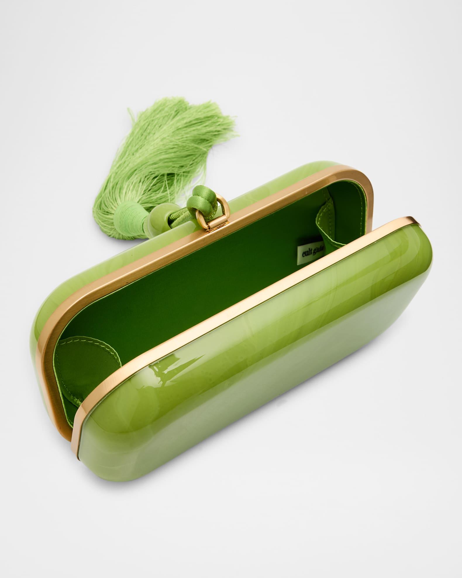 Yasmin Tasseled Acrylic Clutch Bag Product Image