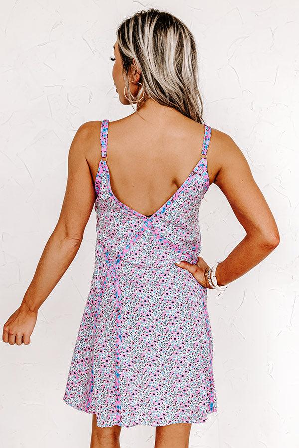 Odds And Ends Shift Dress In Pink Product Image