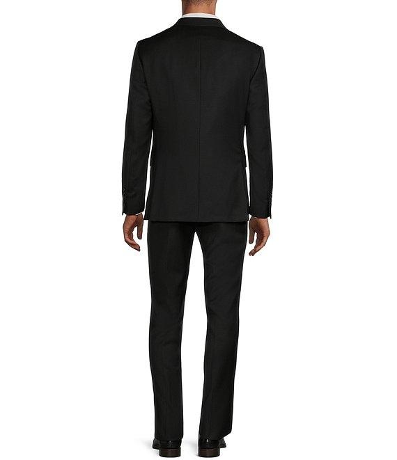 Hickey Freeman Modern Fit Flat Front Solid Pattern 2-Piece Suit Product Image