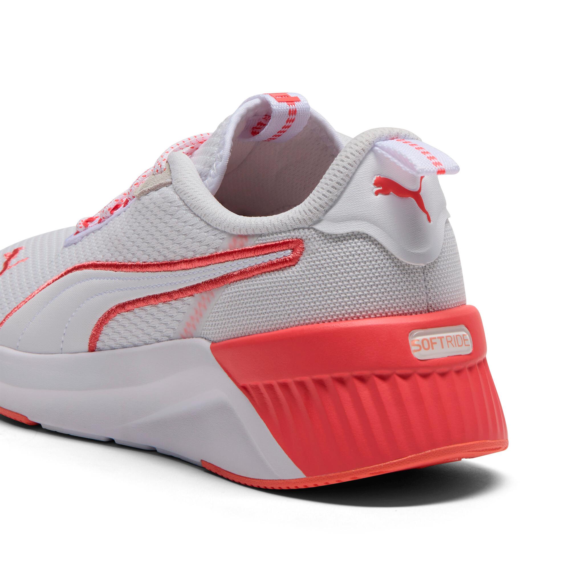 PUMA Softride Harli Women's Running Shoes in White/Peach Frost Product Image