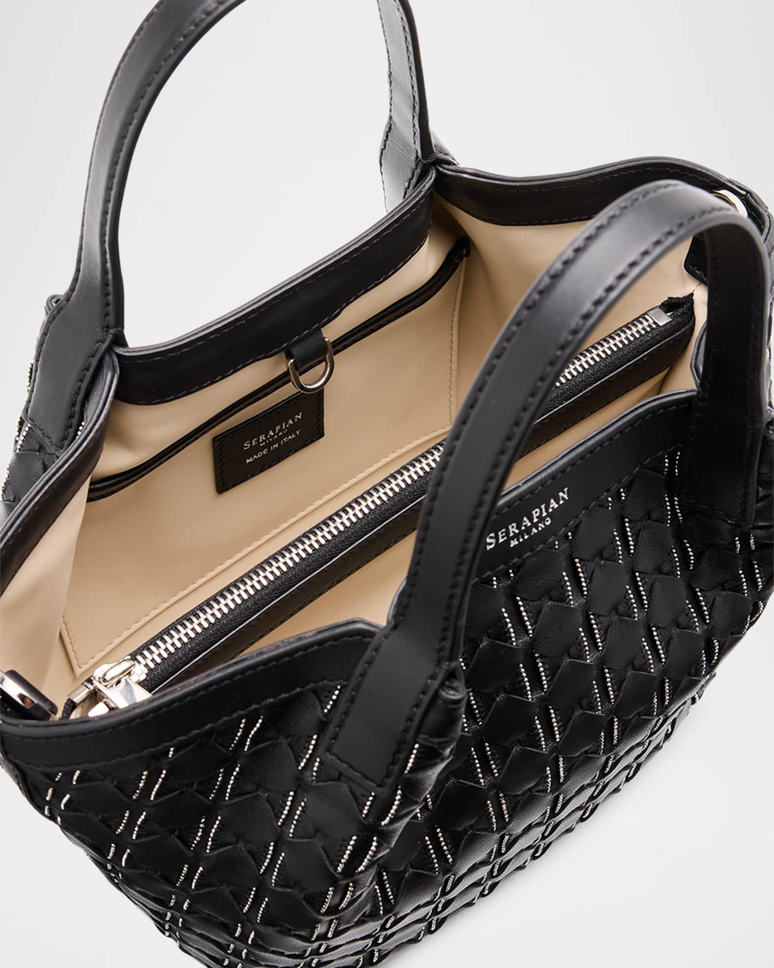 Mini Secret Mosaico Leather Microchain Tote Bag Product Image