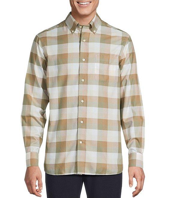 Daniel Cremieux Signature Label Non-Iron Large Check Long Sleeve Woven Shirt Product Image