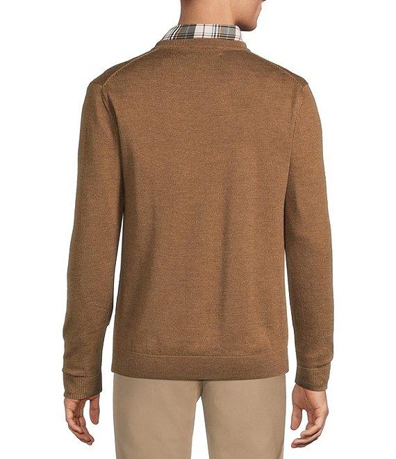 Hart Schaffner Marx Merino Wool V-Neck Sweater Product Image