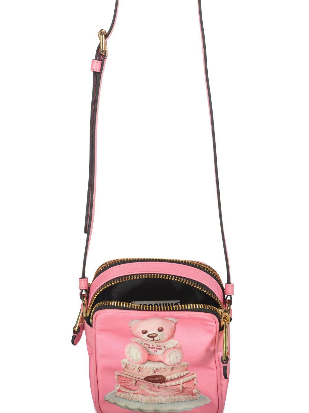 Teddy bear-print shoulder bag Product Image