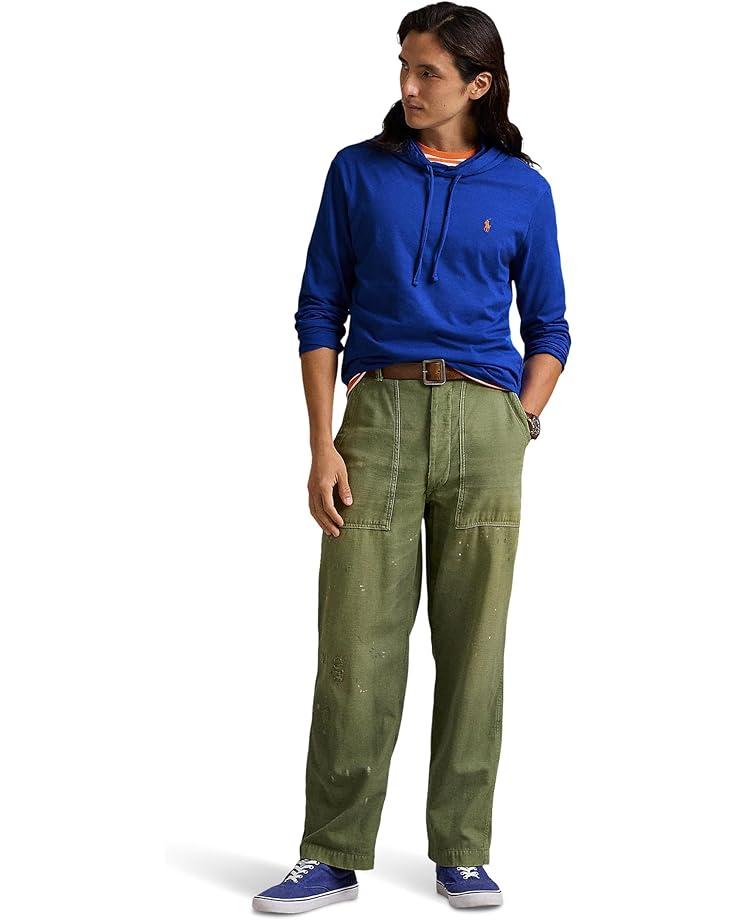 Men's Polo Ralph Lauren Jersey Hooded T-Shirt Product Image