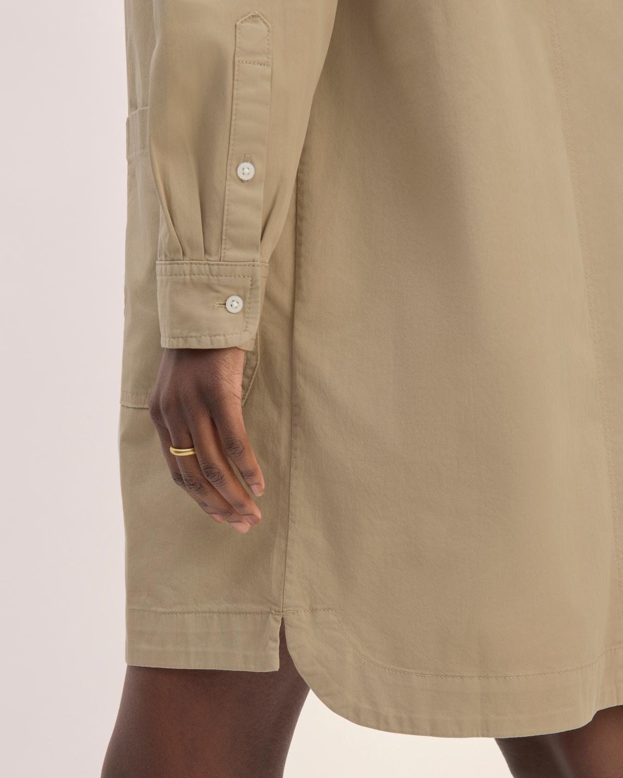 Womens Long-Sleeve Utility Mini Dress by Everlane Product Image