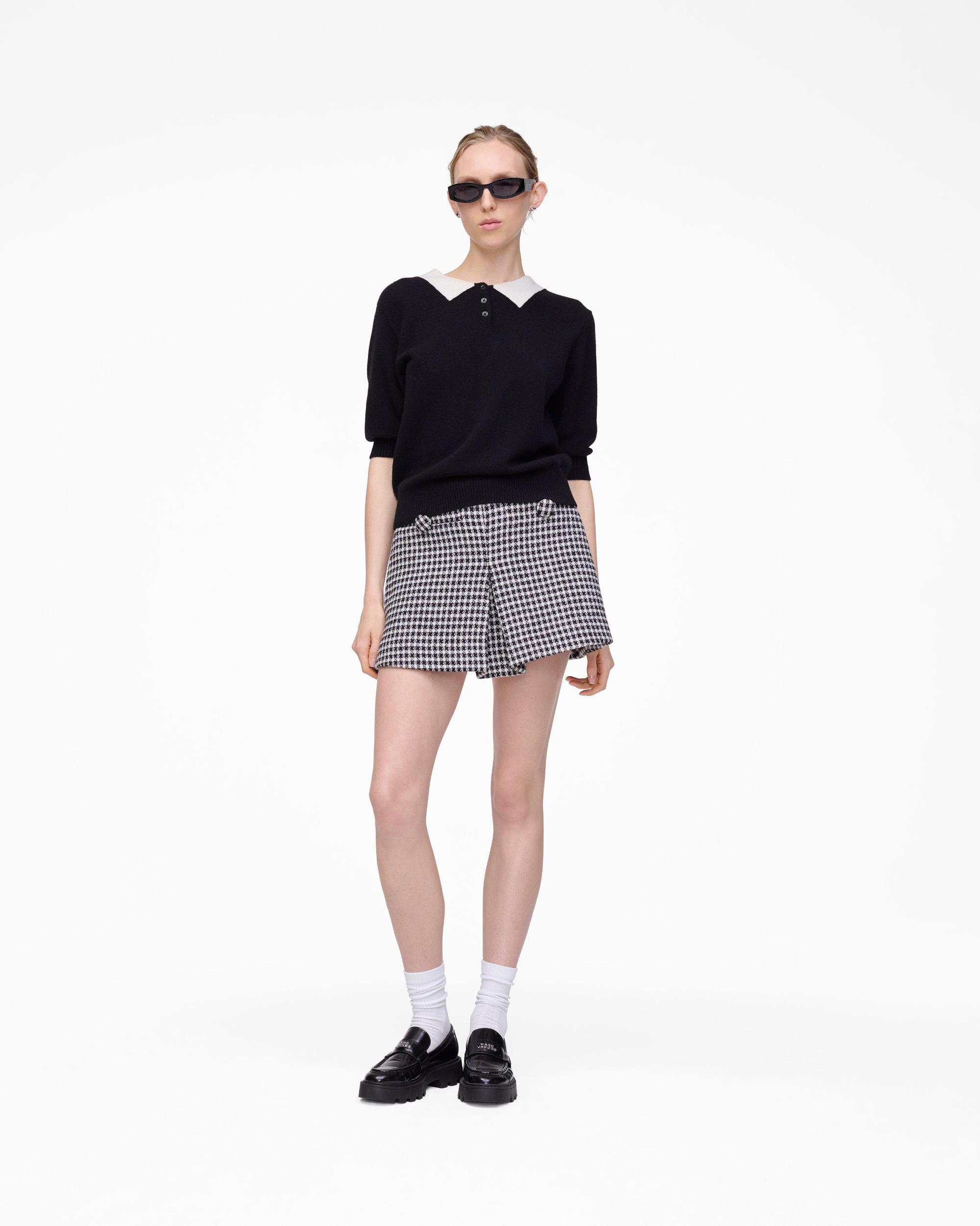 Gingham Tweed Mini Skirt Product Image