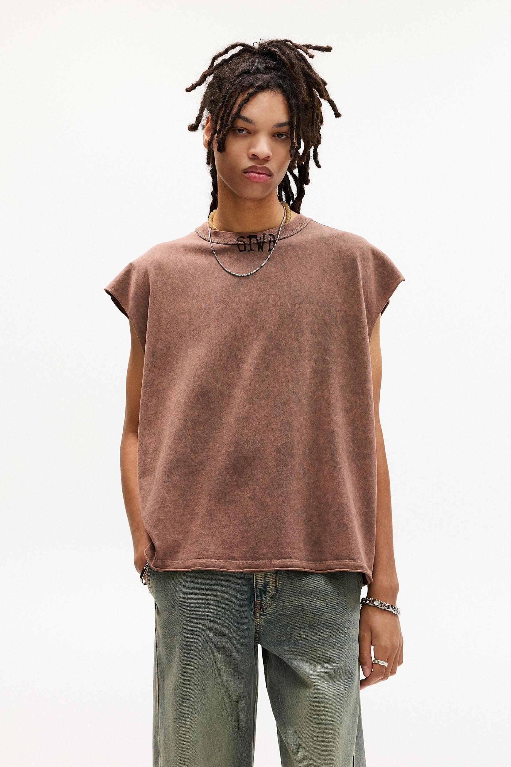 Washed STWD sleeveless T-shirt Product Image