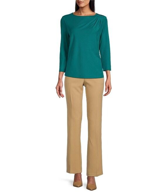 Investments Petite Size the PARK AVE fit Barely Bootcut Pants Product Image