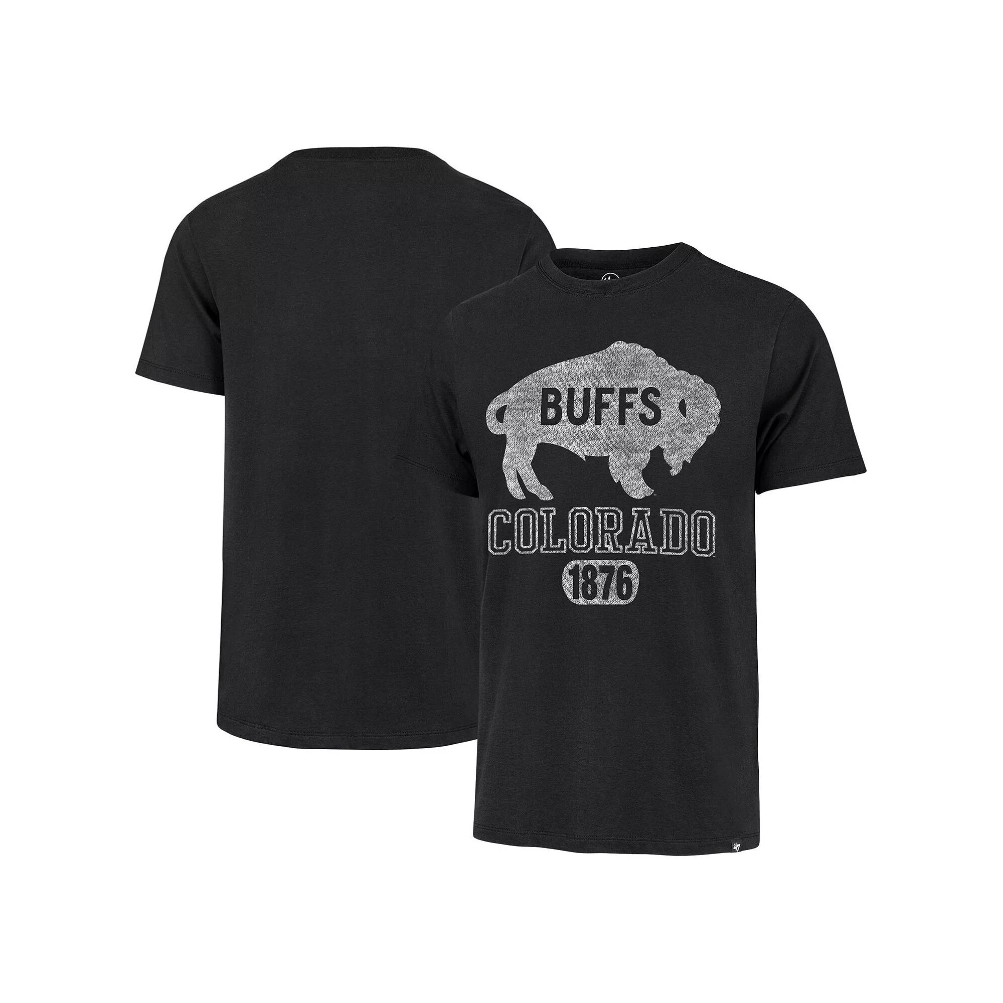 Men's '47 Black Colorado Buffaloes 1876 Franklin T-Shirt,  Product Image