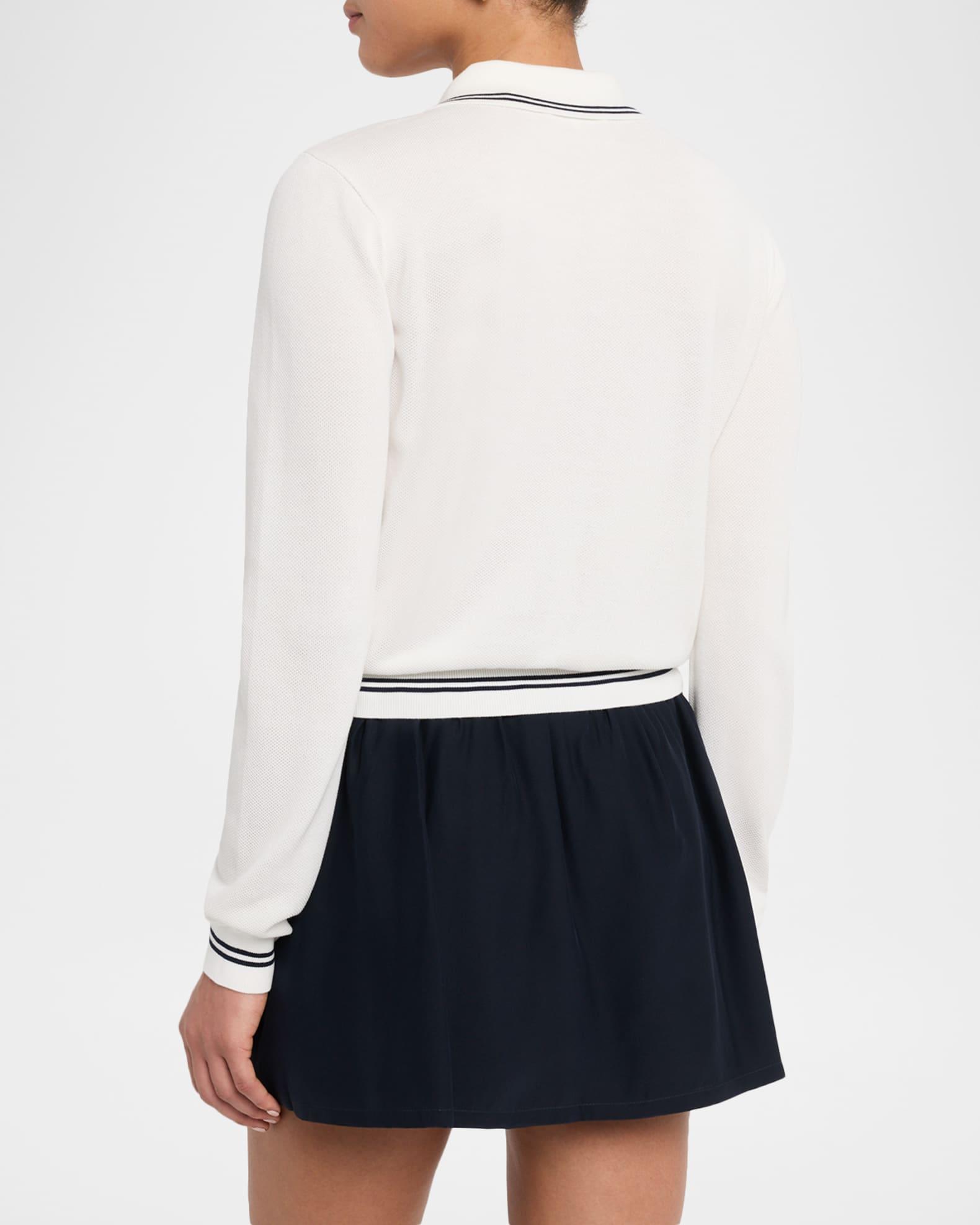 The Long-Sleeve Tennis Polo  Product Image