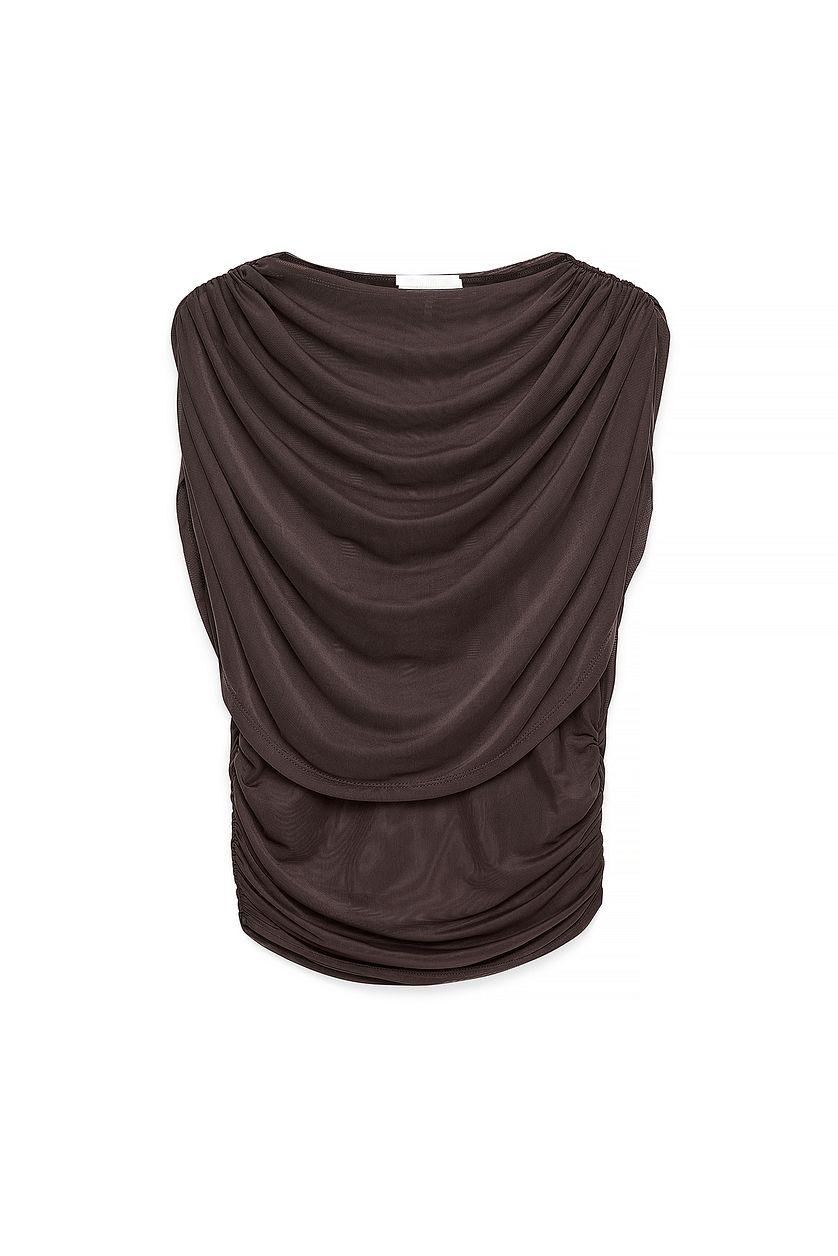 Draped Cape Top Product Image