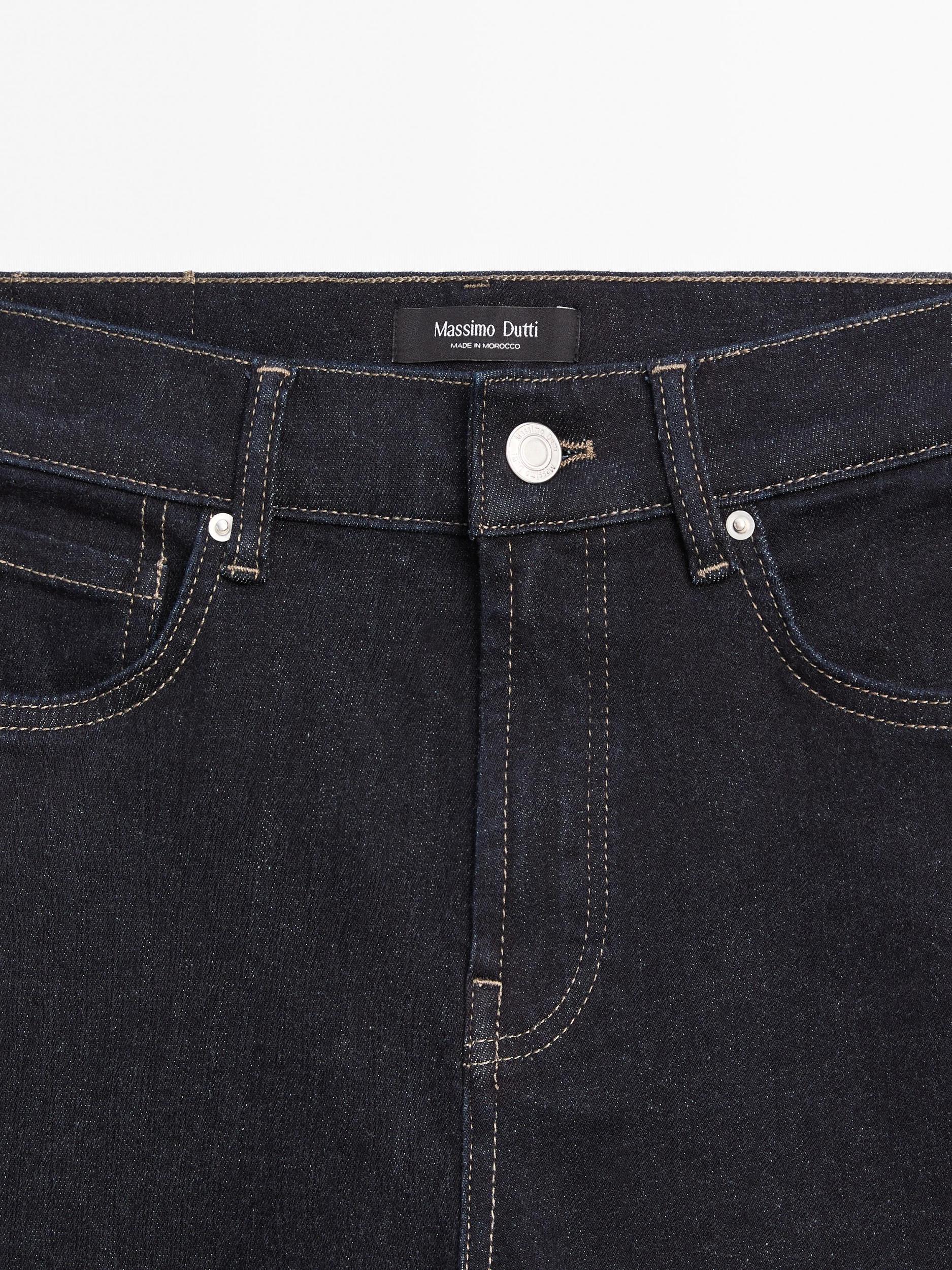 High waist flare fit skinny jeans Product Image